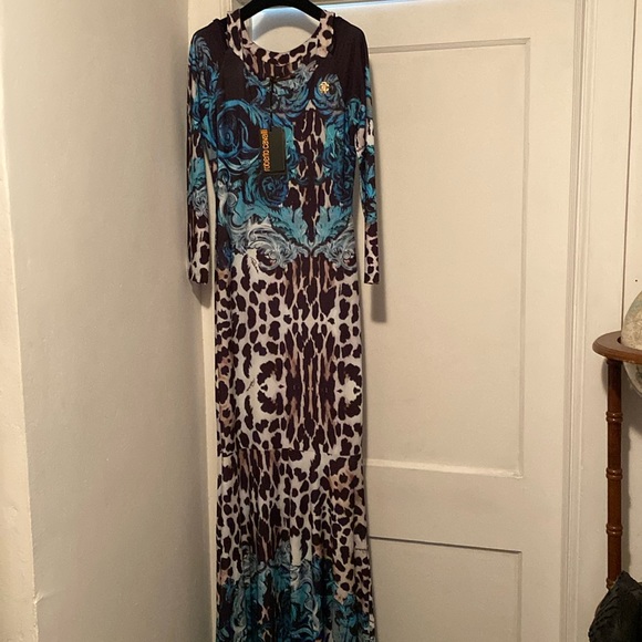 Roberto Cavalli Dresses & Skirts - Roberto Cavalli Logo Print Dress New With Tags